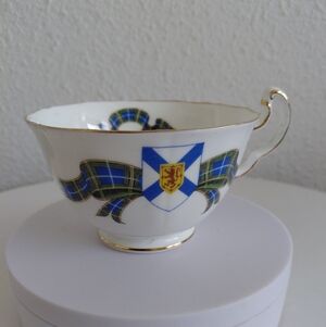 Adderley Fine Bone China England Nova Scotia Tartan Cup